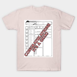 Geek reveal (pink) T-Shirt